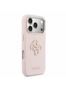 Guess Guess PU Resin Logo Zadný kryt pre iPhone 17 Pro Pink