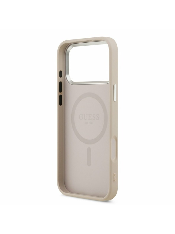 Guess Guess PU Saffiano MagSafe Zadný kryt pre iPhone 17 Pro Pink