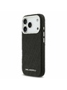 Karl Lagerfeld Karl Lagerfeld Grained PU Repeated Logo MagSafe Zadný kryt pre iPhone 17 Pro Black