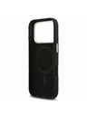 Karl Lagerfeld Karl Lagerfeld Grained PU Repeated Logo MagSafe Zadný kryt pre iPhone 17 Pro Black