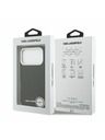 Karl Lagerfeld Karl Lagerfeld Grained PU Repeated Logo MagSafe Zadný kryt pre iPhone 17 Pro Black