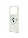 Karl Lagerfeld Karl Lagerfeld Ringstand Karl and Choupette MagSafe Zadný kryt pre iPhone 17 Pro White
