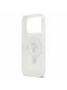 Karl Lagerfeld Karl Lagerfeld Ringstand Karl and Choupette MagSafe Zadný kryt pre iPhone 17 Pro White