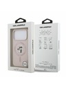 Karl Lagerfeld Karl Lagerfeld Liquid Silicone Karl and Choupette MagSafe Zadný kryt pre iPhone 17 Pro Pink