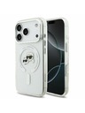 Karl Lagerfeld Karl Lagerfeld IML K&CH Heads Metal Frame MagSafe Zadný Kryt pre iPhone 17 Pro Transparent