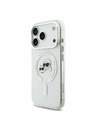 Karl Lagerfeld Karl Lagerfeld IML K&CH Heads Metal Frame MagSafe Zadný Kryt pre iPhone 17 Pro Transparent