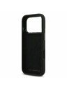 Karl Lagerfeld Karl Lagerfeld Liquid Silicone Metal Ikonik Zadný Kryt pre iPhone 17 Pro Black