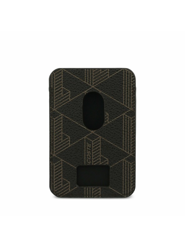 Lacoste Lacoste PVC Blend MagSafe Zadný Kryt + Peňaženka pre iPhone 17 Pro Brown