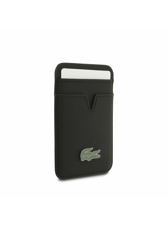 Lacoste Lacoste Iconic Petit Pique MagSafe Zadný Kryt + Peňaženka pre iPhone 17 Pro Black