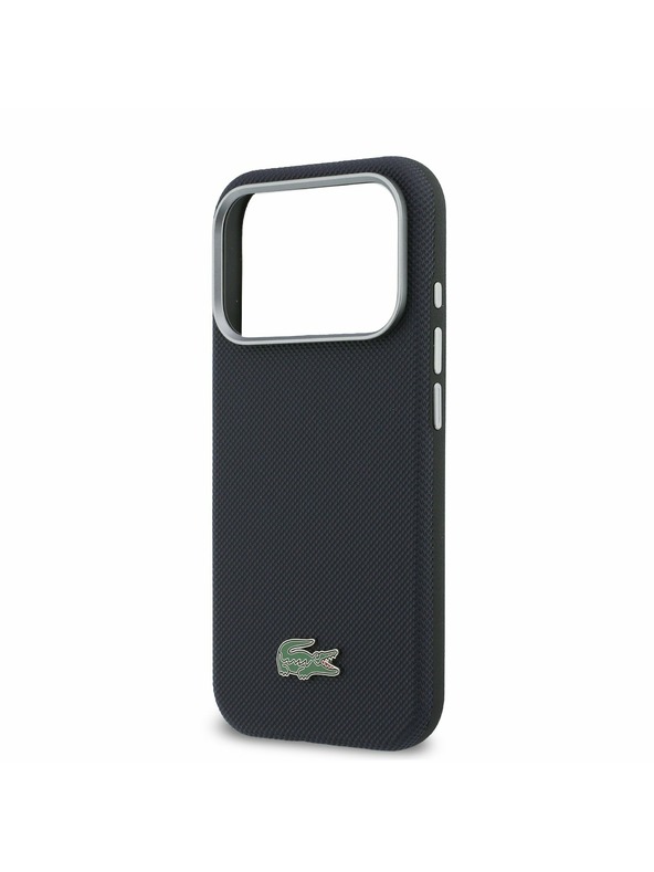 Lacoste Lacoste PVC Petit Pique Semi Wrap MagSafe Kryt pre iPhone 17 Pro Navy