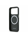 Lacoste Lacoste PVC Petit Pique Semi Wrap MagSafe Kryt pre iPhone 17 Pro Navy