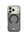 Lacoste Lacoste PC/TPU Frosted Finish Gold Logo MagSafe Zadný Kryt pre iPhone 17 Pro Black