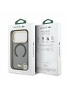 Lacoste Lacoste PC/TPU Frosted Finish Gold Logo MagSafe Zadný Kryt pre iPhone 17 Pro Black