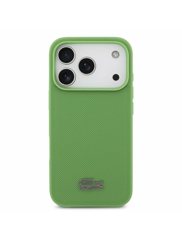 Lacoste Lacoste Iconic Petit Pique MagSafe Zadný Kryt + Peňaženka pre iPhone 17 Pro Green