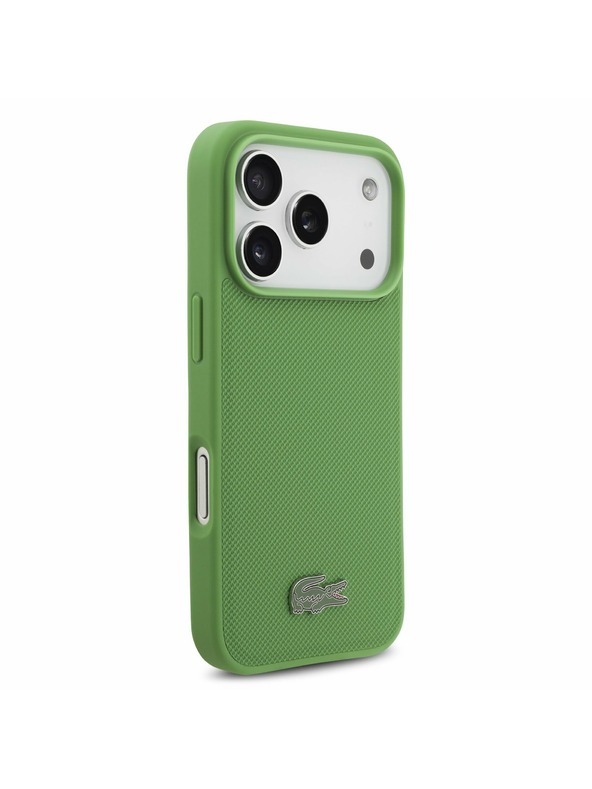 Lacoste Lacoste Iconic Petit Pique MagSafe Zadný Kryt + Peňaženka pre iPhone 17 Pro Green