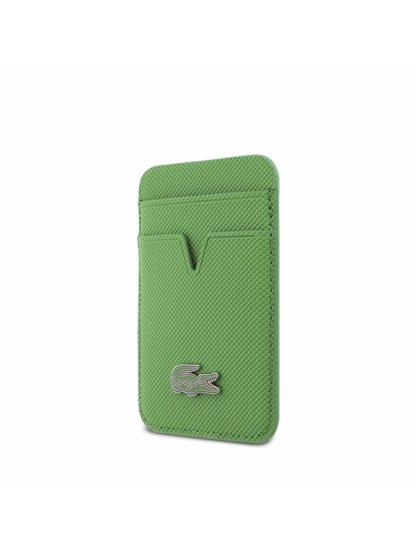 Lacoste Lacoste Iconic Petit Pique MagSafe Zadný Kryt + Peňaženka pre iPhone 17 Pro Green