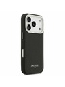 Lacoste Lacoste PU Leather Champs Elysees MagSafe Zadný Kryt pre iPhone 17 Pro Black