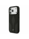 Mercedes Mercedes Leather The Move MagSafe Zadný Kryt pre iPhone 17 Pro Black