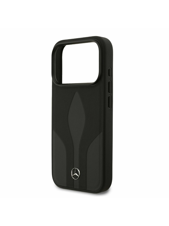 Mercedes Mercedes Leather The Move MagSafe Zadný Kryt pre iPhone 17 Pro Black