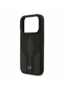 Mercedes Mercedes Leather The Move MagSafe Zadný Kryt pre iPhone 17 Pro Black