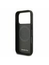Mercedes Mercedes Leather The Move MagSafe Zadný Kryt pre iPhone 17 Pro Black