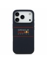 Red Bull Red Bull Silicone Horizontal Logo MagSafe Zadný Kryt pre iPhone 17 Pro Navy