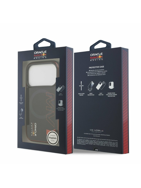 Red Bull Red Bull PC Double Layer Vertical MV1 MagSafe Zadný Kryt pre iPhone 17 Pro Navy