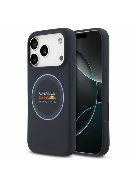 Red Bull Red Bull Silicone Blue Ring MagSafe Zadný Kryt pre iPhone 17 Pro Navy