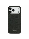 DKNY DKNY PU Leather Grid Pattern Magsafe Zadný Kryt pre iPhone 17 Pro Max Black