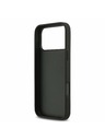 DKNY DKNY PU Leather Checkered Pattern and Stripe Zadný Kryt pre iPhone 17 Pro Max Black