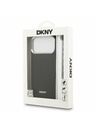 DKNY DKNY PU Leather Metal Logo Wrist Chain MagSafe Zadný Kryt pre iPhone 17 Pro Max Black