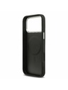 Guess Guess PU Leather Triangle Logo MagSafe Zadný Kryt pre iPhone 17 Pro Max Black