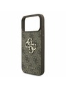 Guess Guess PU 4G Metal Logo Zadný Kryt pre iPhone 17 Pro Max Brown