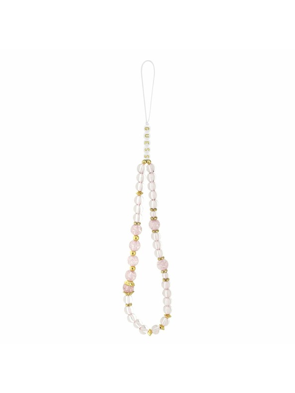 Guess Guess IML Flowers Strap MagSafe Zadný Kryt pre iPhone 17 Pro Max Pink