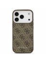 Guess Guess 4G MagSafe Zadný Kryt pre iPhone 17 Pro Max Brown