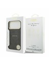 Guess Guess PU Leather 4G Gold Frame MagSafe Zadný Kryt pre iPhone 17 Pro Max Black