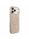Guess Guess IML Flowers Allover Strap MagSafe Zadný Kryt pre iPhone 17 Pro Max Pink
