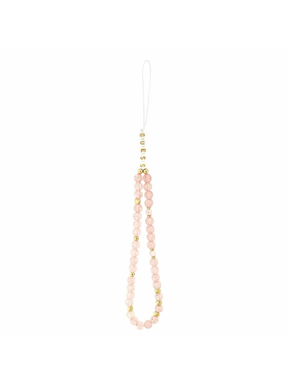 Guess Guess IML Flowers Allover Strap MagSafe Zadný Kryt pre iPhone 17 Pro Max Pink