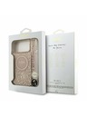 Guess Guess IML Flowers Allover Strap MagSafe Zadný Kryt pre iPhone 17 Pro Max Pink