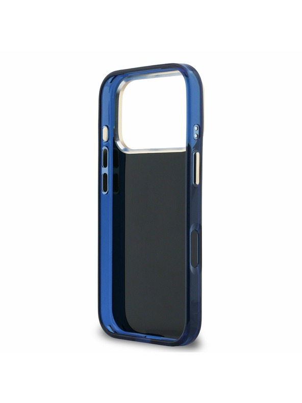 Guess Guess IML 4G Script Metal Logo Zadný Kryt pre iPhone 17 Pro Max Blue