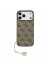 Guess Guess 4G Charm MagSafe Zadný Kryt pre iPhone 17 Pro Max Tone on Tone Brown