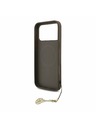 Guess Guess 4G Charm MagSafe Zadný Kryt pre iPhone 17 Pro Max Tone on Tone Brown