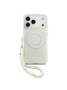 Guess Guess IML Flowers Allover Strap MagSafe Zadný Kryt pre iPhone 17 Pro Max White