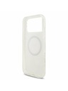 Guess Guess IML Flowers Allover Strap MagSafe Zadný Kryt pre iPhone 17 Pro Max White