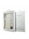 Guess Guess IML Flowers Allover Strap MagSafe Zadný Kryt pre iPhone 17 Pro Max White