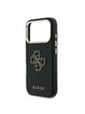 Guess Guess PU Resin Logo Zadný Kryt pre iPhone 17 Pro Max Black