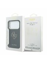 Guess Guess PU Resin Logo Zadný Kryt pre iPhone 17 Pro Max Black