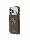 Guess Guess PU Resin Logo Zadný Kryt pre iPhone 17 Pro Max Brown