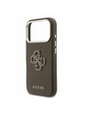 Guess Guess PU Resin Logo Zadný Kryt pre iPhone 17 Pro Max Brown