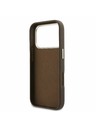 Guess Guess PU Resin Logo Zadný Kryt pre iPhone 17 Pro Max Brown